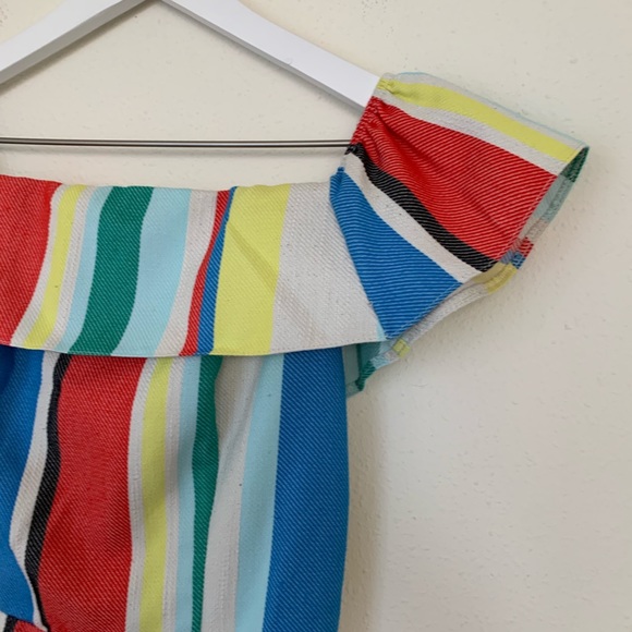 ASOS Off Shoulder Midi Sundress In Natural Fiber - Picture 8 of 12